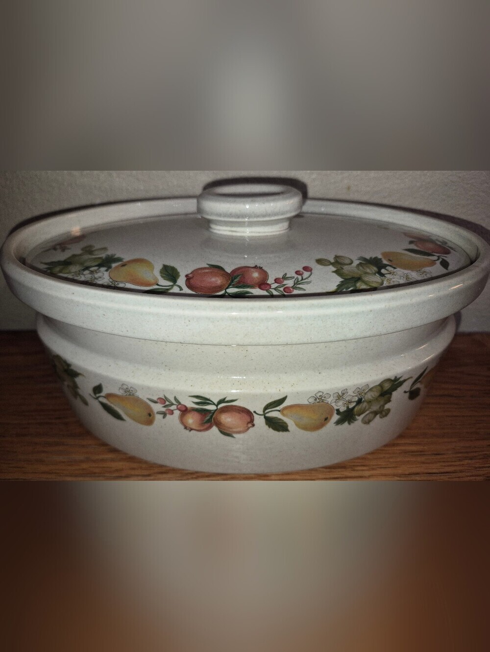 Vintage Wedgwood Quince Casserole Dish, Excellent Condition